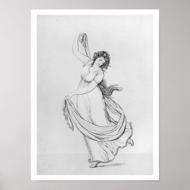 The Muse of Dance, Plate VI from 'Lady Hamilton's Poster (Front)