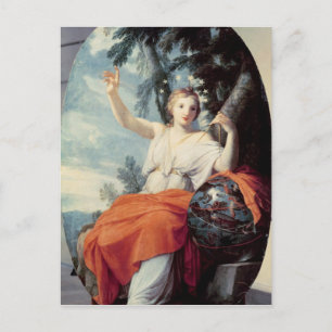 The Muse Urania, 1646-47 Postcard