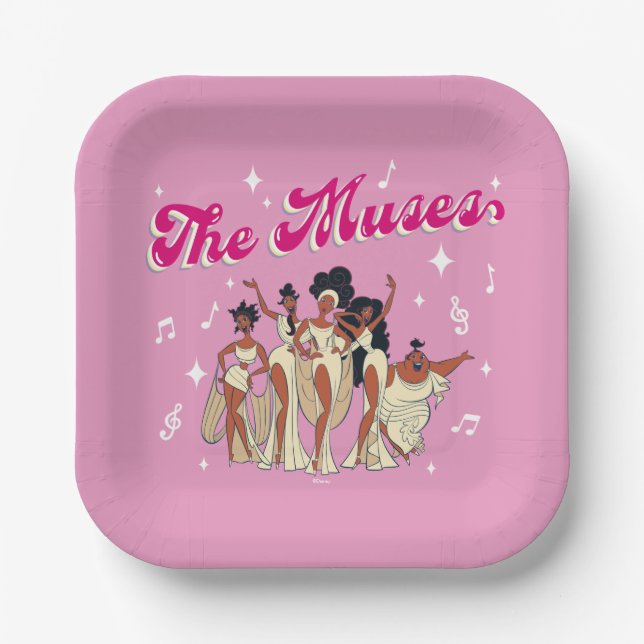The Muses Paper Plates (Front)