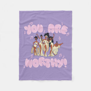 The Muses - You Are Worthy Fleece Blanket