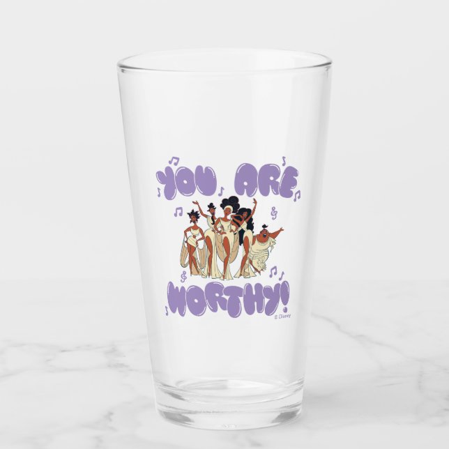 The Muses - You Are Worthy Glass (Front)
