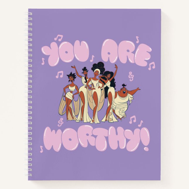 The Muses - You Are Worthy Notebook (Front)