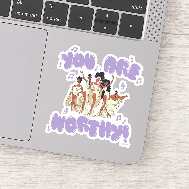 The Muses - You Are Worthy Sticker (Détail)