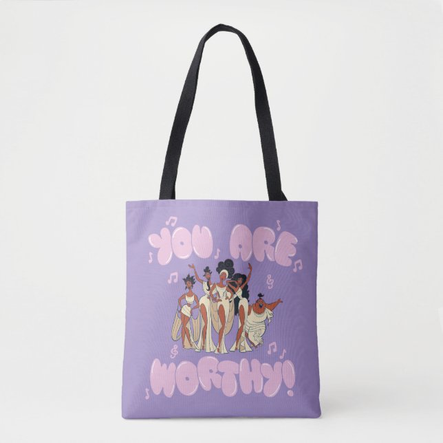 The Muses - You Are Worthy Tote Bag (Front)