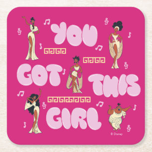 The Muses - You Got This Girl Square Paper Coaster