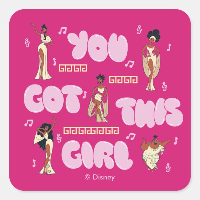 The Muses - You Got This Girl Square Sticker (Front)