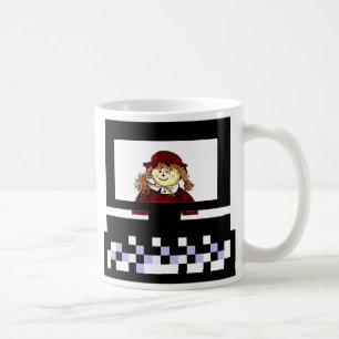 The MUSEUM Artist Series Images Computer StrawGirl Coffee Mug
