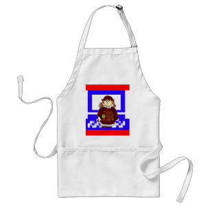 The MUSEUM Artist Series Images Computer StrawGirl Standard Apron