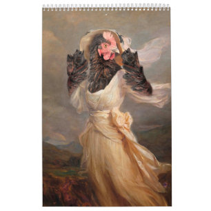 The Museum of Fine Art Chickens 2024 Calendar