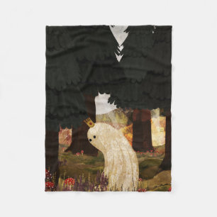 The Mushroom King Fleece Blanket