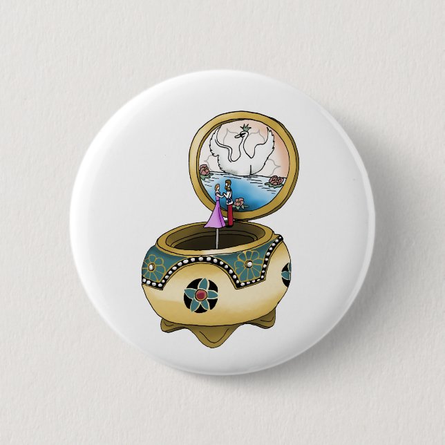 The Music Box 2 Inch Round Button (Front)