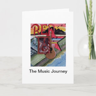 The Music Journey Greeting Cards
