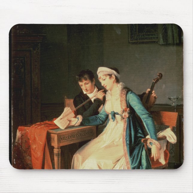 The Music Lesson, 1790 Mouse Pad (Front)