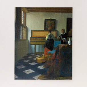 The Music Lesson by Johannes Vermeer Jigsaw Puzzle