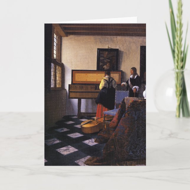 The Music Lesson Card (Front)