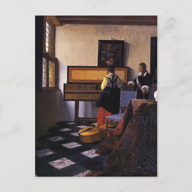 The Music Lesson Postcard (Front)