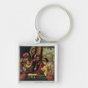 The Music Party Keychain