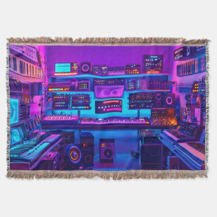The Music Room Throw Blanket