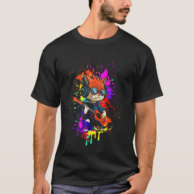 The Musical Cat T-Shirt (Front)