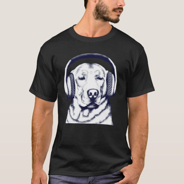 The musical dog funny T-Shirt (Front)