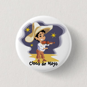 The musician - 1 inch round button