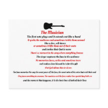 The Musician poem