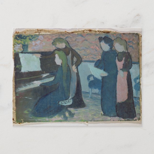 The Musicians, c.1892 Postcard (Front)