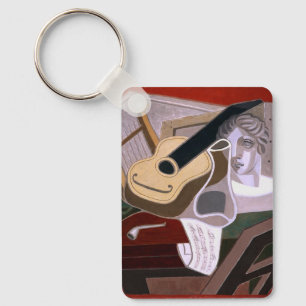 The Musician's Table by Juan Gris Keychain