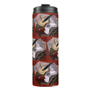 The Musician's Table by Juan Gris Thermal Tumbler