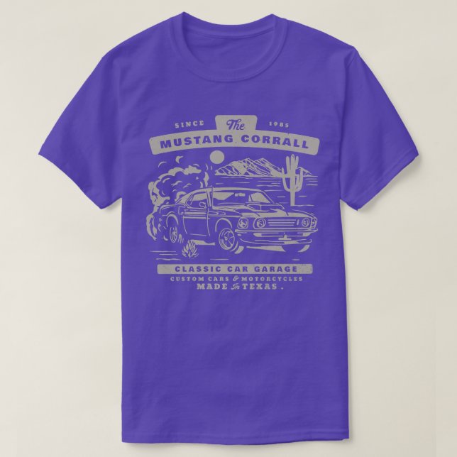 THE MUSTANG CORRAL T-Shirt (Design Front)