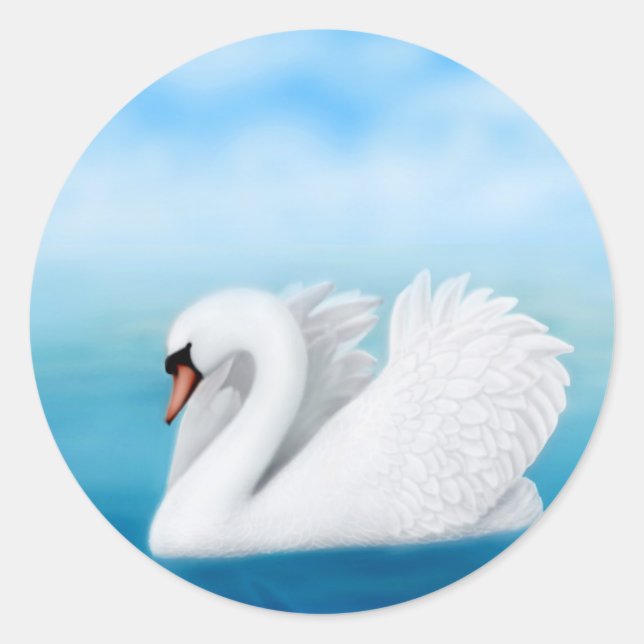 The Mute Swan Sticker (Front)