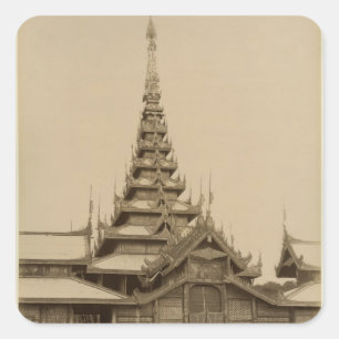 The Myei-nan or Main Audience Hall Square Sticker