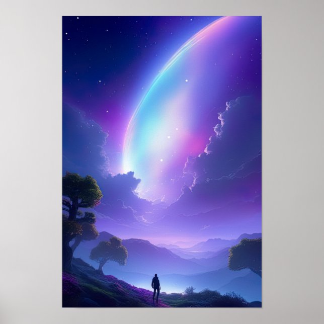 The Mysterious Moon and the Lone Tracker Poster (Front)