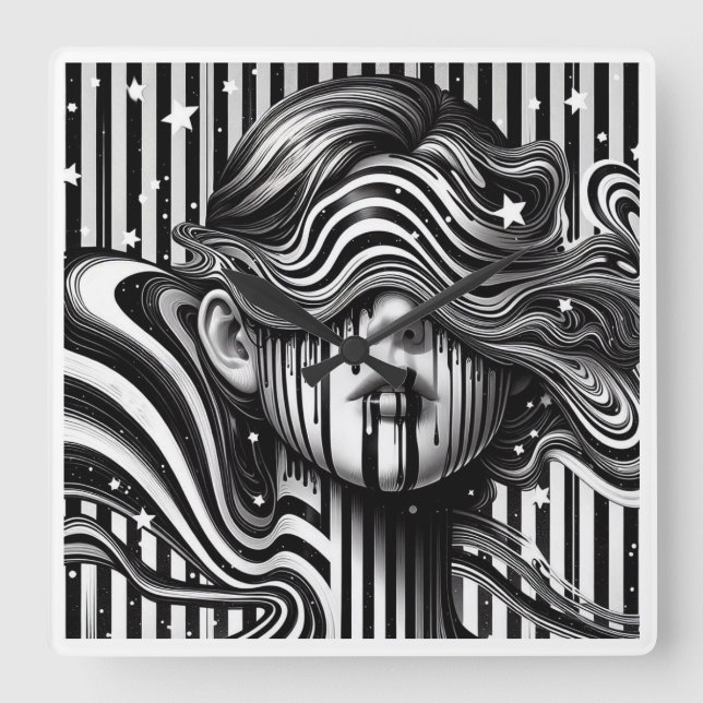 The mystery girl clock (Front)