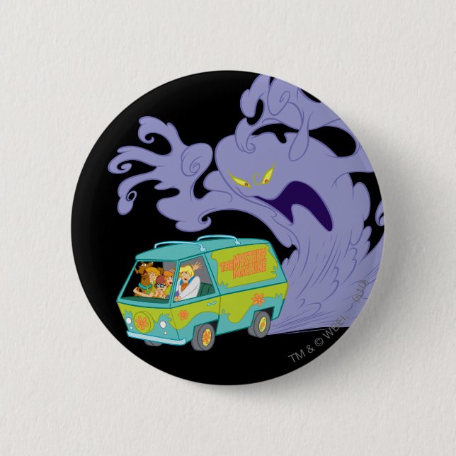 The Mystery Machine Escape 2 Inch Round Button (Front)