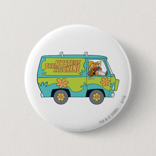 The Mystery Machine Right Side 2 Inch Round Button (Front)