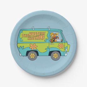 The Mystery Machine Right Side Paper Plate