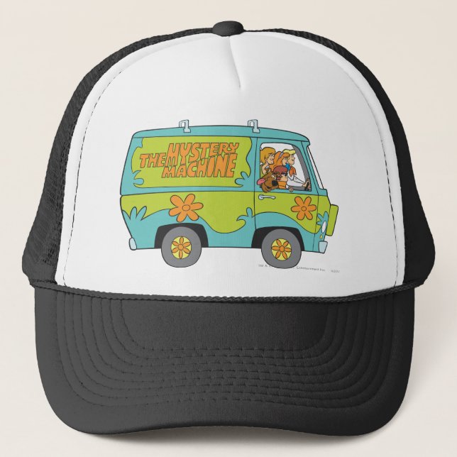 The Mystery Machine Right Side Trucker Hat (Front)