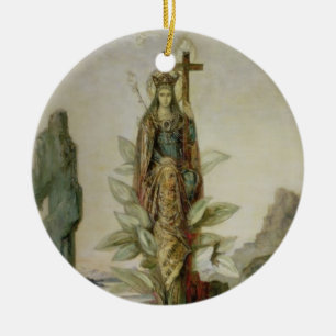 The Mystic Flower Ceramic Ornament