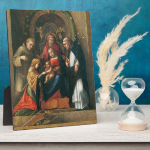 The Mystic Marriage of Saint Catherine Plaque