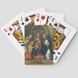 The Mystic Marriage of Saint Catherine Playing Cards