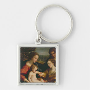 The Mystic Marriage of St. Catherine of Keychain