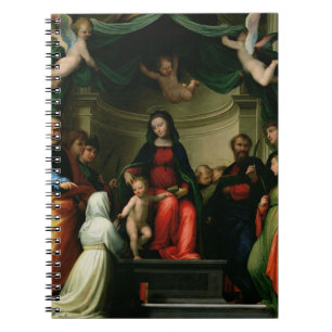 The Mystic Marriage of St. Catherine of Siena with Notebook