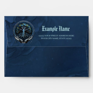 The mystical Celtic Tree of Life Envelope