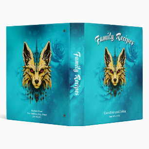 The mystical fox head, noble and mysterious.  binder