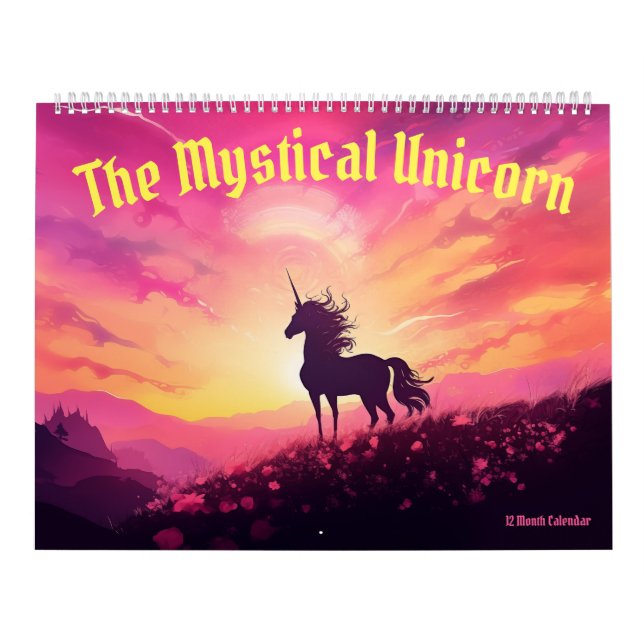 The Mystical Unicorn Calendar (Cover)