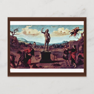 The Myth Of Prometheus Painting Sequence Of Five P Postcard