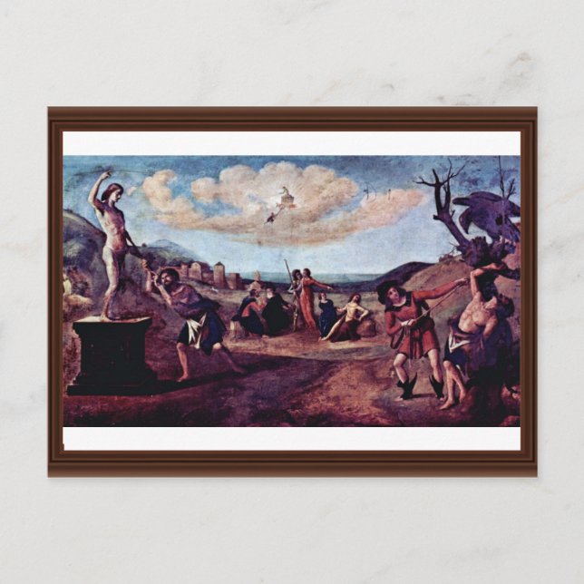 The Myth Of Prometheus Painting Sequence Postcard (Front)