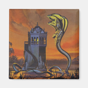 The Naga-King (colour litho) Magnet