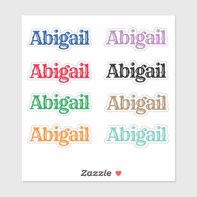 The Name Abigail (Sheet)